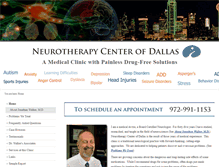 Tablet Screenshot of neurotherapydallas.com